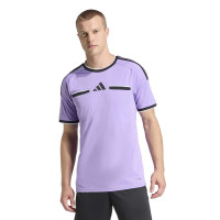adidas REF 26 Scheidsrechtersshirt Korte Mouwen Paars Zwart