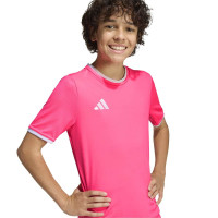 adidas Entrada 26 Voetbaltenue Kids Roze Zwart