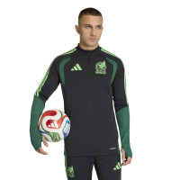 adidas Mexico Tracksuit 1/4-Zip 2026-2028 Black Light Green Green