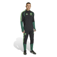 adidas Mexico Trainingstrui 1/4-Zip 2026-2028 Zwart Lichtgroen Groen