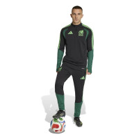 adidas Mexico Trainingstrui 1/4-Zip 2026-2028 Zwart Lichtgroen Groen