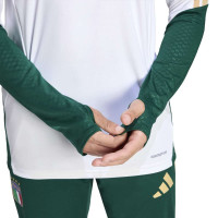 adidas Italië Trainingspak 1/4-Zip 2026-2028 Wit Groen Goud