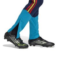 adidas Spanje Trainingsbroek 2026-2028 Kids Donkerblauw Lichtblauw Geel