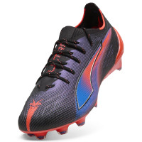 PUMA Ultra 6 Ultimate Relentless Grass Football Boots (FG) Black Red Blue