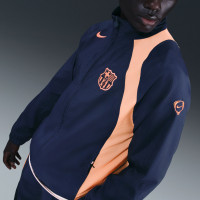 Nike FC Barcelona Total 90 Training Jacket Dark Blue Orange