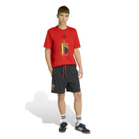 adidas België DNA Graphic T-Shirt 2026-2028 Rood Zwart