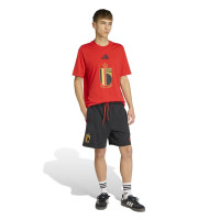 adidas België DNA Broekje 2026-2028 Zwart Rood