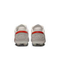 Nike Premier III Gras Voetbalschoenen (FG) Lichtgrijs Felrood