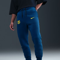 Nike FC Barcelona Tech Fleece Sweat Pants 2025-2026 Dark Blue Yellow