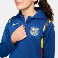 Nike FC Barcelona Trainingspak 2025-2026 Kids Donkerblauw Geel Rood