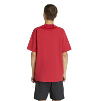 adidas België Tiro Travel T-Shirt 2026-2028 Rood Geel