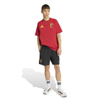 adidas België Tiro Travel T-Shirt 2026-2028 Rood Geel