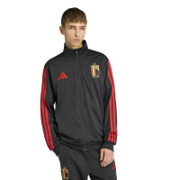 adidas België DNA Trainingspak Full-Zip 2026-2028 Zwart Rood