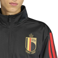 adidas België DNA Trainingspak Full-Zip 2026-2028 Zwart Rood