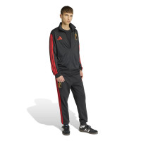 adidas België DNA Trainingspak Full-Zip 2026-2028 Zwart Rood