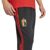 adidas België DNA Trainingspak Full-Zip 2026-2028 Zwart Rood