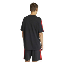 adidas België DNA T-Shirt 2026-2028 Zwart Rood