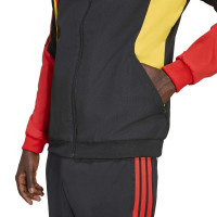 adidas België Presentatie Trainingsjack 2026-2028 Zwart Geel Rood