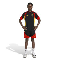 adidas België Polo 2026-2028 Zwart Geel Rood