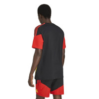 adidas België T-Shirt 2026-2028 Zwart Geel Rood