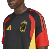 adidas België T-Shirt 2026-2028 Zwart Geel Rood