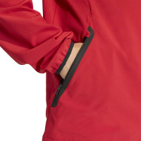 adidas Belgium Tiro Travel Tracksuit Hooded Full-Zip 2026-2028 Red Black