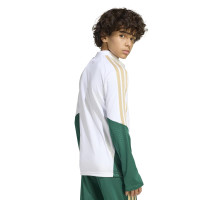 adidas Italië Trainingstrui 1/4-Zip 2026-2028 Kids Wit Groen Goud