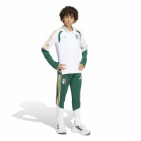 adidas Italië Trainingstrui 1/4-Zip 2026-2028 Kids Wit Groen Goud