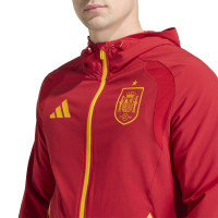 adidas Spain Tiro Travel Tracksuit Full-Zip 2026-2028 Red Yellow Blue