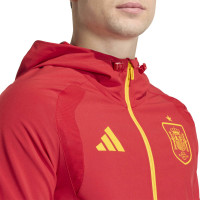 adidas Spain Tiro Travel Tracksuit Full-Zip 2026-2028 Red Yellow Blue