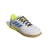 adidas Top Sala Competition II Zaalvoetbalschoenen (IN) Wit Blauw Neongeel Zwart