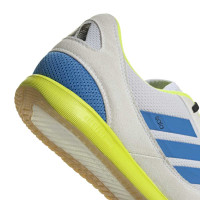 adidas Top Sala Competition II Zaalvoetbalschoenen (IN) Wit Blauw Neongeel Zwart