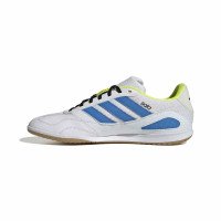 adidas Super Sala III Indoor Football Boots (IN) White Blue Neon Yellow Black