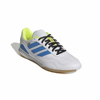 adidas Super Sala III Indoor Football Boots (IN) White Blue Neon Yellow Black