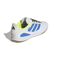 adidas Super Sala III Indoor Football Boots (IN) White Blue Neon Yellow Black