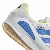 adidas Super Sala III Indoor Football Boots (IN) White Blue Neon Yellow Black