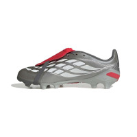 adidas Predator League FT Gras Football Boots (FG) Kids Dark Grey White Silver Red
