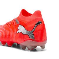 PUMA Future 9 Match Gras / Kunstgras Voetbalschoenen (MG) Felrood Zilver Zwart