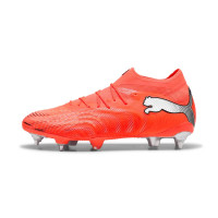PUMA Future 9 Ultimate IJzeren-Nop Voetbalschoenen (SG) Felrood Zilver Zwart