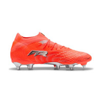 PUMA Future 9 Ultimate IJzeren-Nop Voetbalschoenen (SG) Felrood Zilver Zwart