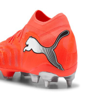 PUMA Future 9 Ultimate IJzeren-Nop Voetbalschoenen (SG) Felrood Zilver Zwart