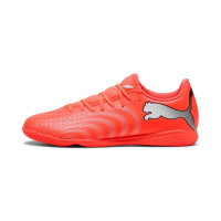 PUMA Future 9 Play Zaalvoetbalschoenen (IN) Felrood Zilver Zwart