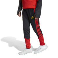 adidas België Trainingspak 1/4-Zip 2026-2028 Kids Rood Zwart Geel