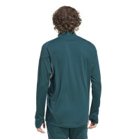 adidas Arsenal Trainingstrui 1/4-Zip 2025-2026 Donkergroen Grijs