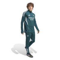 adidas Arsenal Trainingspak 1/4-Zip 2025-2026 Donkergroen Grijs