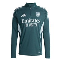 adidas Arsenal Trainingstrui 1/4-Zip 2025-2026 Donkergroen Grijs