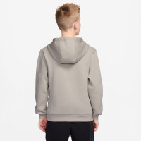 Nike Sportswear Club Fleece Hoodie Kids Light Brown White