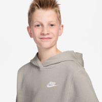 Nike Sportswear Club Fleece Hoodie Kids Light Brown White