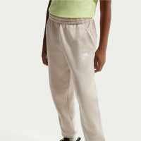 Nike Sportswear Club Fleece Sweat Pants Kids Light Brown White