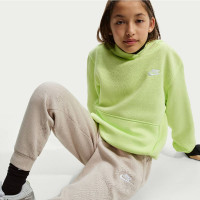 Nike Sportswear Club Fleece Joggingpak Hooded Kids Lichtbruin Wit